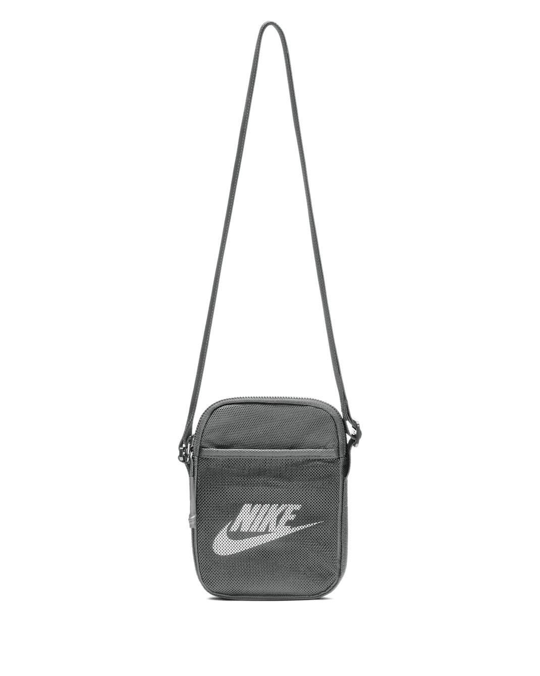 Nike Heritage Cross-Body Bag (Small, 1L) - Particle Grey/Particle Grey/White
