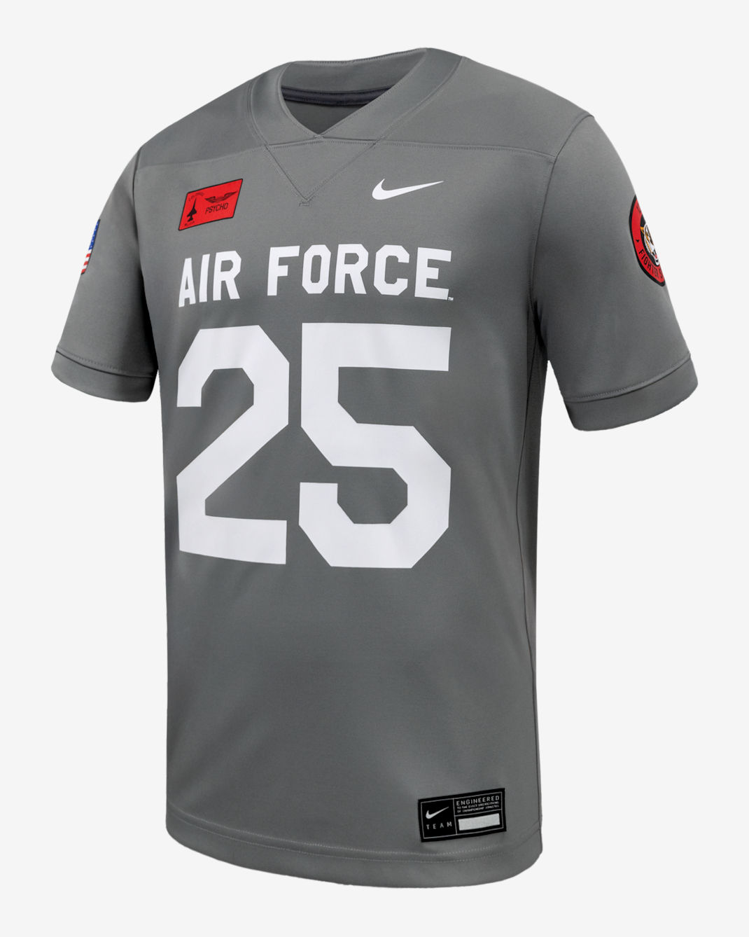 Air Force Men's Nike College Football Replica Jersey - Dark Steel Grey