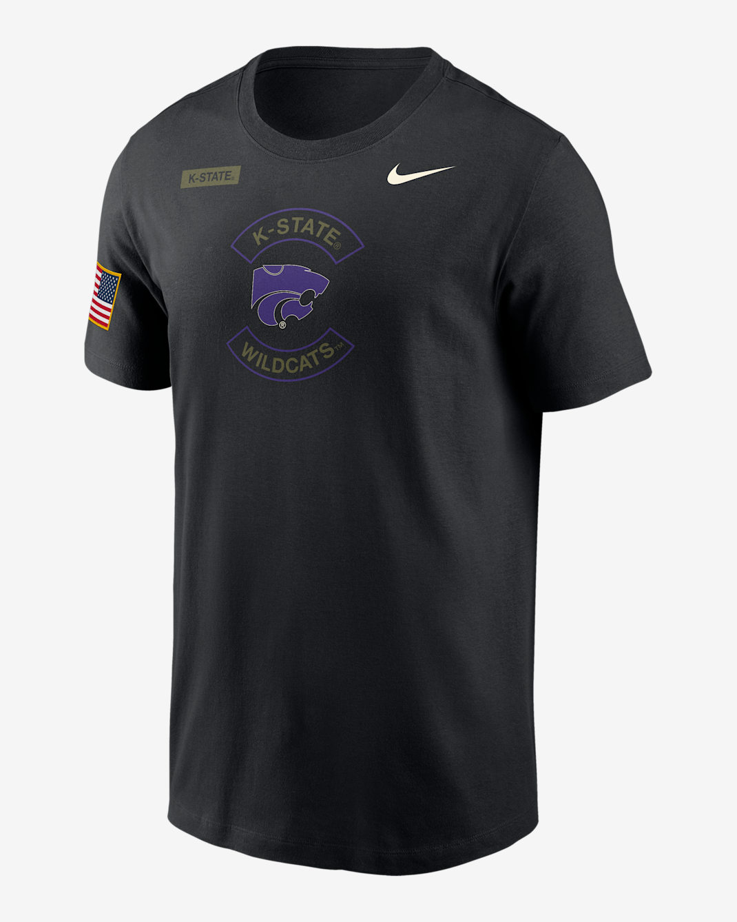 Playera Nike Dri-FIT para hombre Kansas State Wildcats Team Issue - Negro
