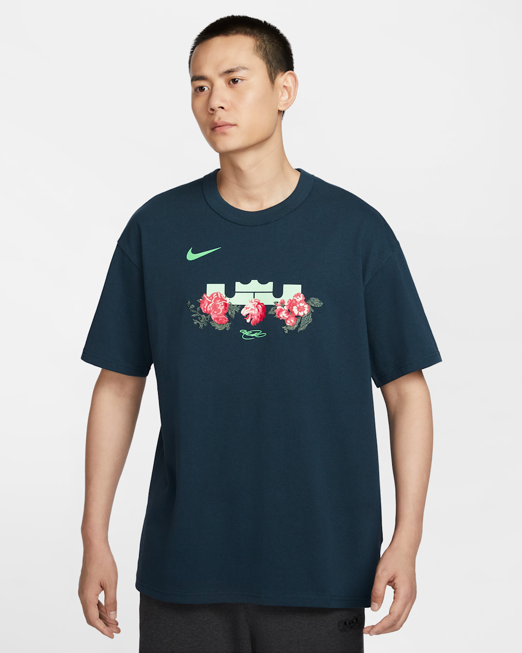 LeBron Men's Max90 Basketball T-Shirt - Armoury Navy