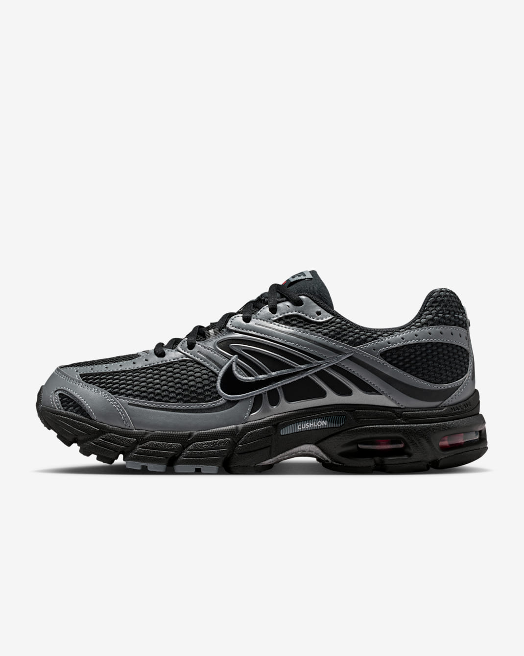 Nike Air Max Moto 2K Men's Shoes - Black/Cool Grey/Light Crimson/Black