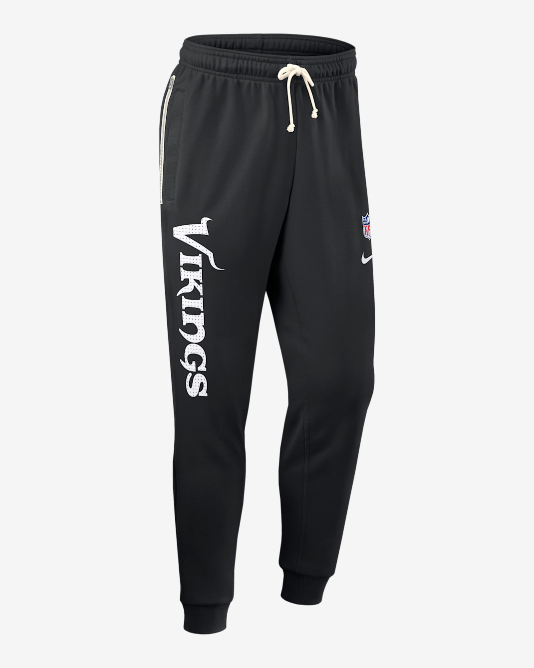Pants Nike Dri-FIT de la NFL de pierna entallada para hombre Minnesota Vikings Ground Game Sideline - Negro