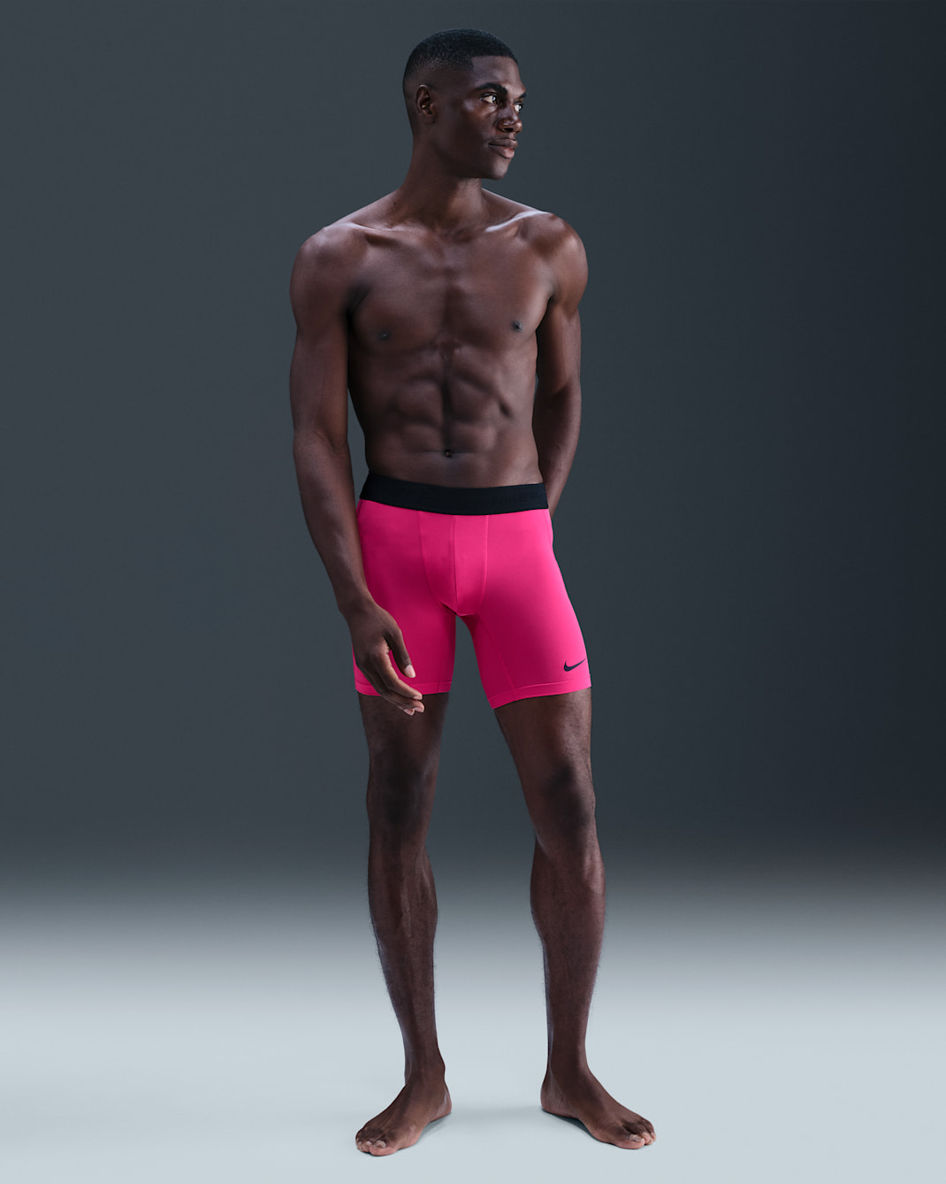 Nike Pro Men's Dri-FIT Fitness Shorts - Rush Pink/Black