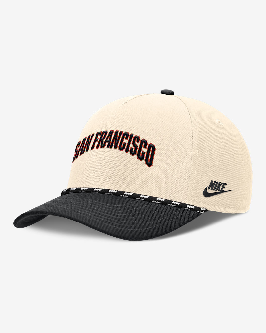 San Francisco Giants Rise Men's Nike MLB Adjustable Hat - Natural