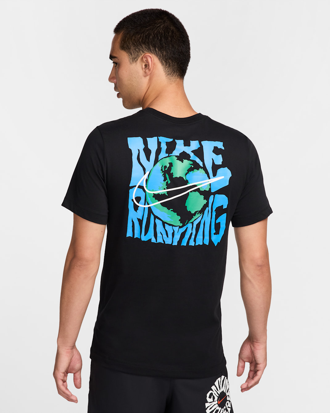 ナイキ メンズ Dri-FIT ランニング Tシャツ - ブラック