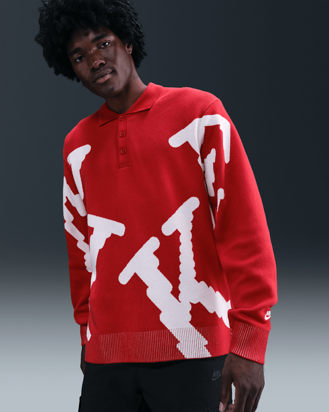 Nike Sportswear Club Erkek Ragbi Üstü - University Red/Sail/Sail