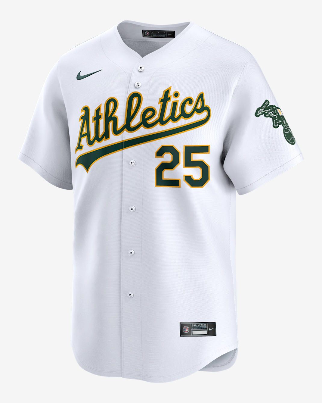 Brent Rooker Athletics Men's Nike Dri-FIT ADV MLB Limited Jersey - White