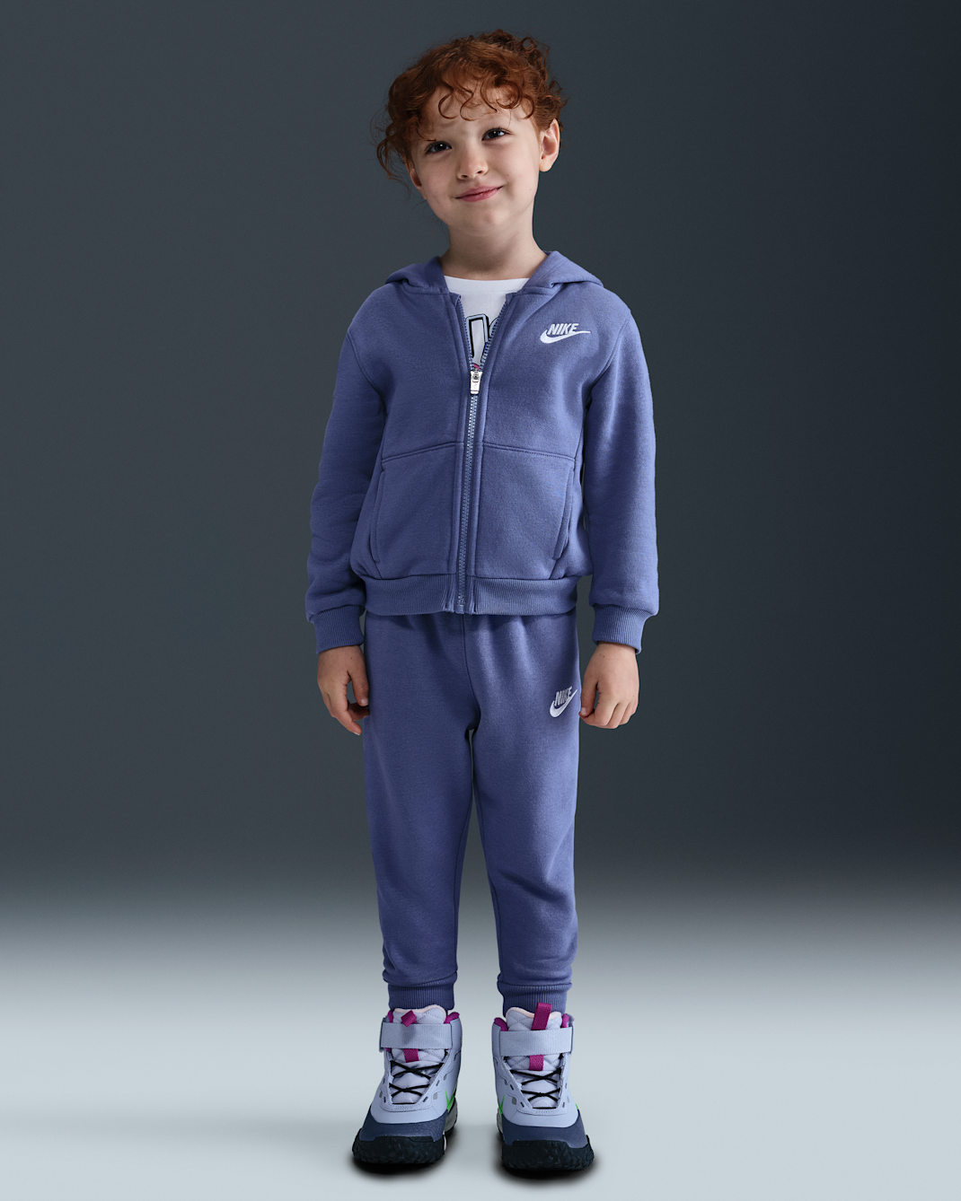 Nike Full-Zip Club Set Toddler 2-Piece Hoodie Set - World Indigo