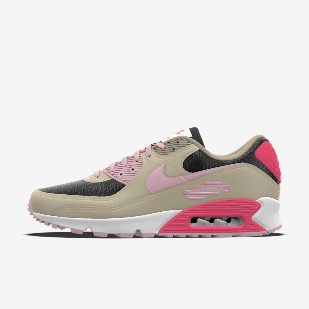 Εξατομικευμένα γυναικεία παπούτσια Nike Air Max 90 By You - Πολύχρωμο/Πολύχρωμο