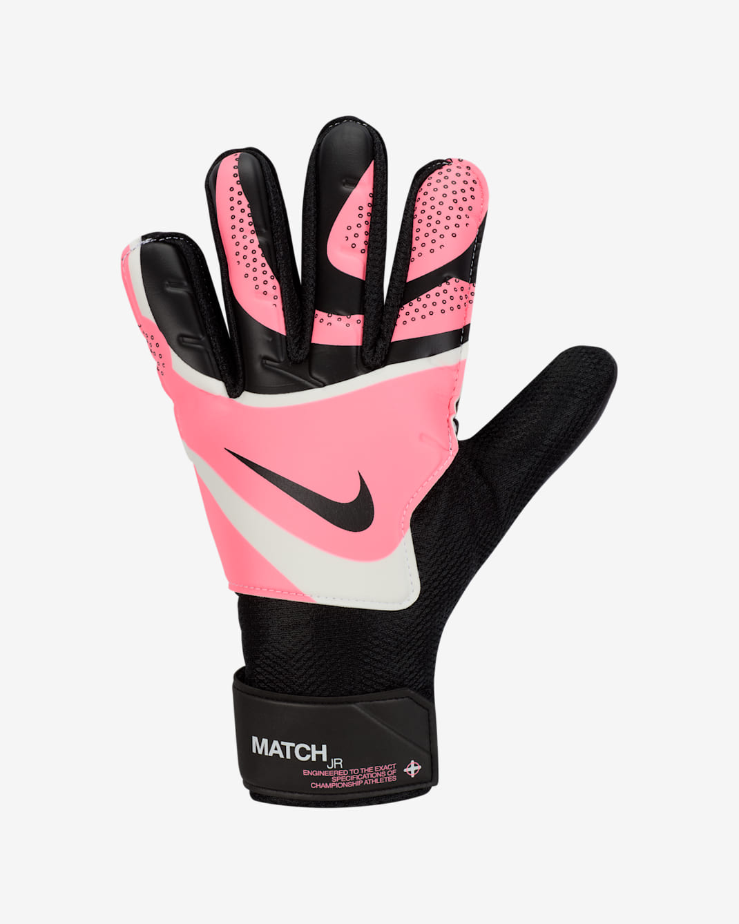 Nike Match Jr. Goalkeeper Gloves - Black/Sunset Pulse/Black