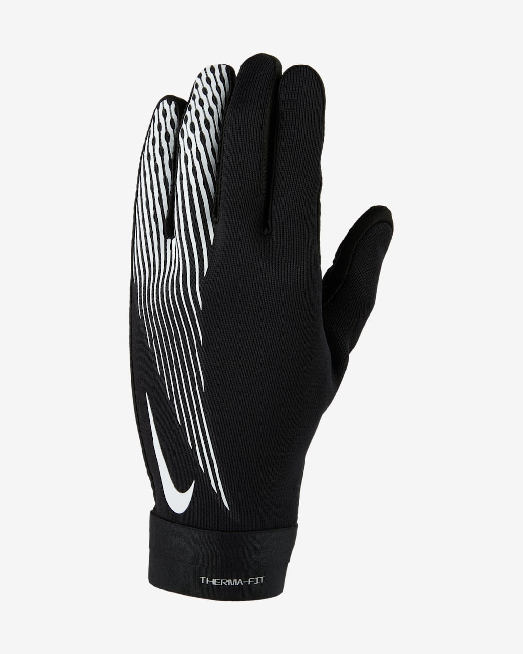 Nike Academy Therma-FIT Football Gloves - Black/Black/White