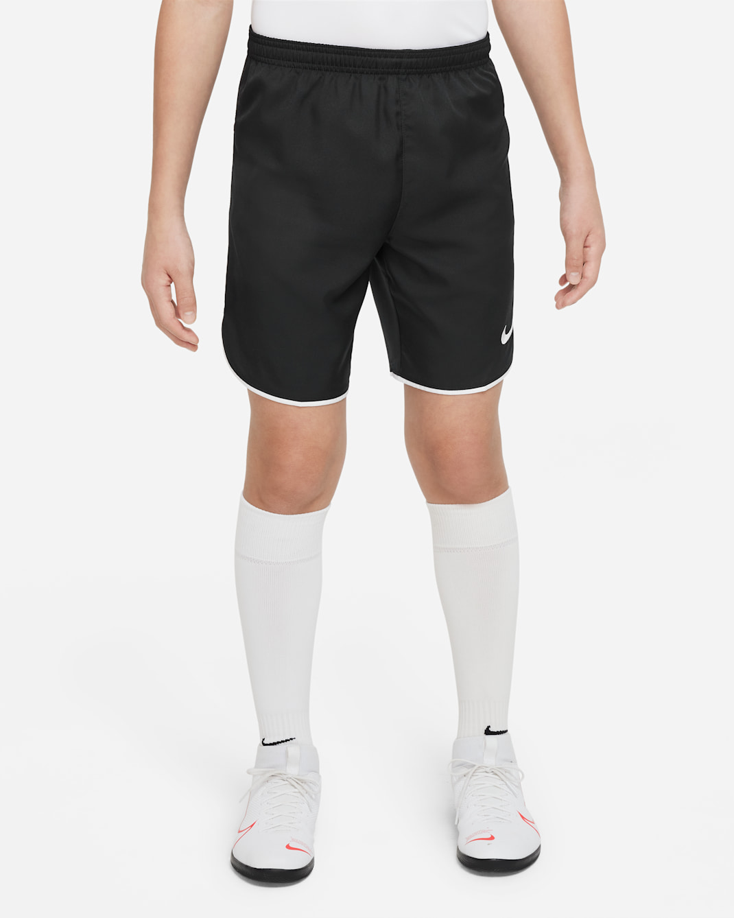 ナイキ Dri-FIT ジュニア サッカーショートパンツ - ブラック/ホワイト/ホワイト