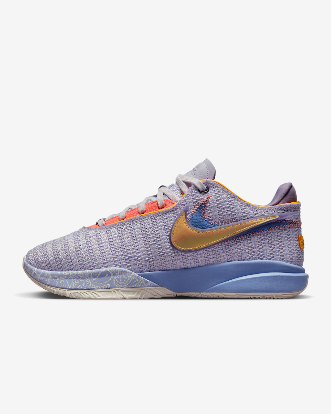LeBron XX EP Basketball Shoes - Violet Frost/Purple Pulse/Canyon Purple/Metallic Gold