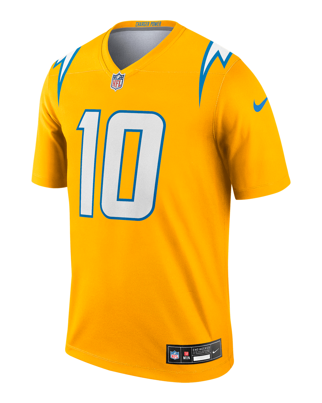 Justin Herbert Los Angeles Chargers Men's Nike Dri-FIT NFL Legend Jersey - Gold