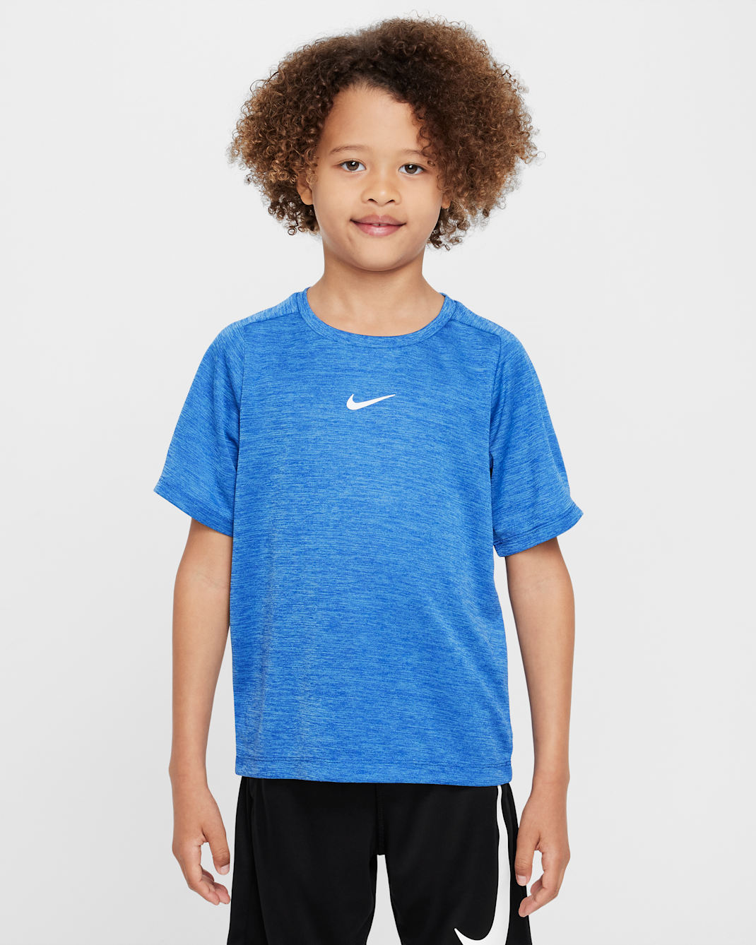 Nike Dri-FIT Little Kids' Multi Short Sleeve Top - Game Royal