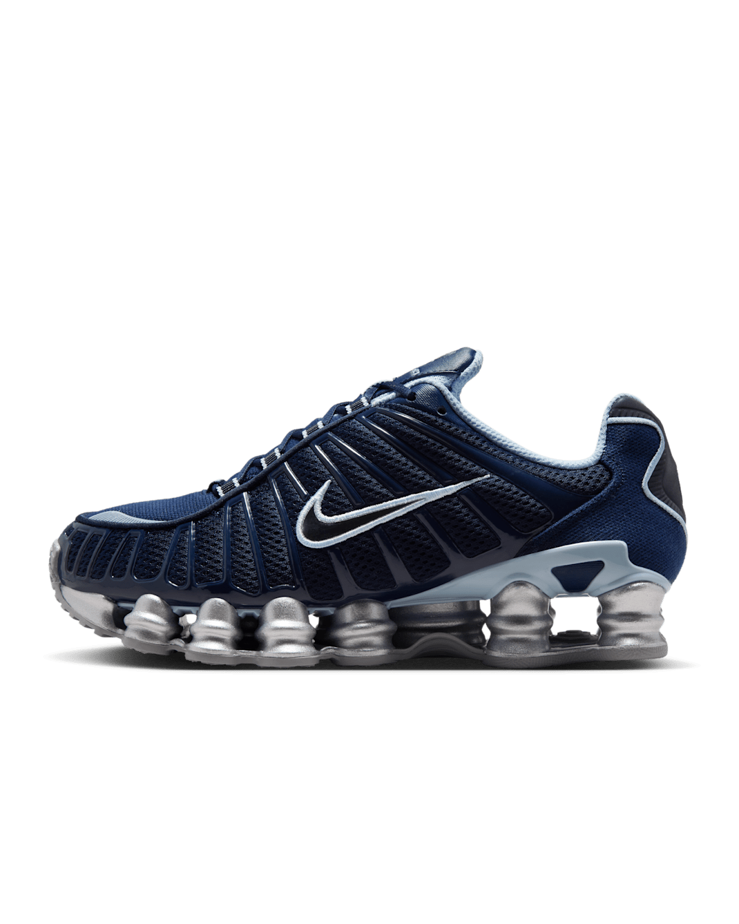 รองเท้าผู้หญิง Nike Shox TL - Obsidian/Light Armory Blue/Flat Silver/Metallic Platinum