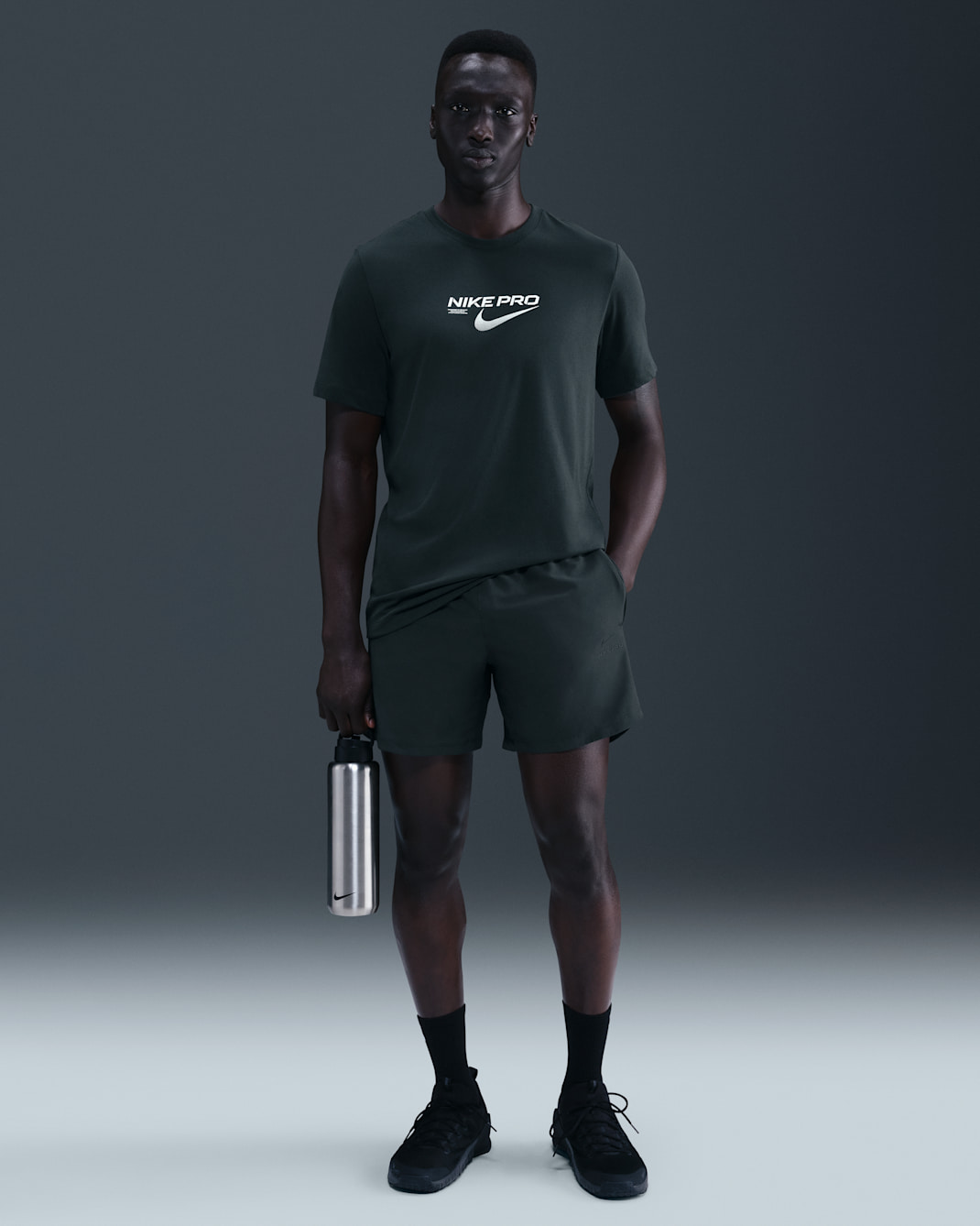 Ανδρικό σορτς Dri-FIT Nike Pro Training 15 cm - Seaweed/Μαύρο