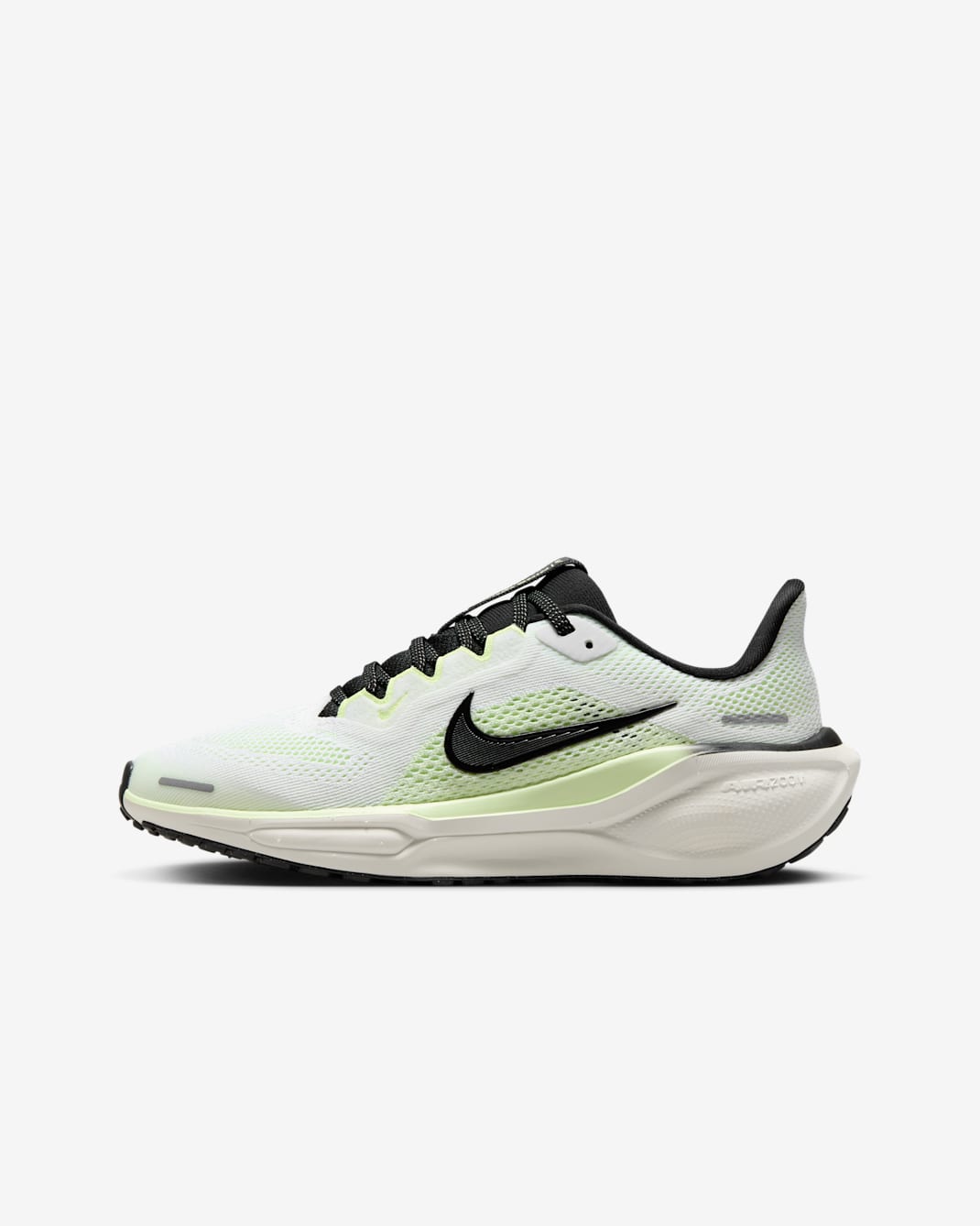 รองเท้าวิ่งโร้ดรันนิ่งเด็กโต Nike Pegasus 41 - ขาว/Barely Volt/Vintage Green/ดำ