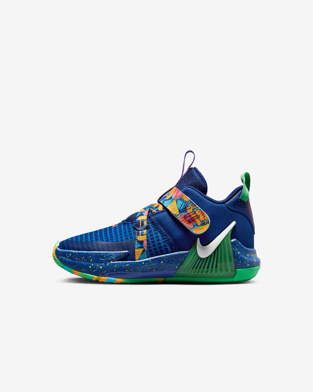 LeBron Witness 7 Little Kids' Shoes - Deep Royal Blue/Game Royal/Electric Algae/White