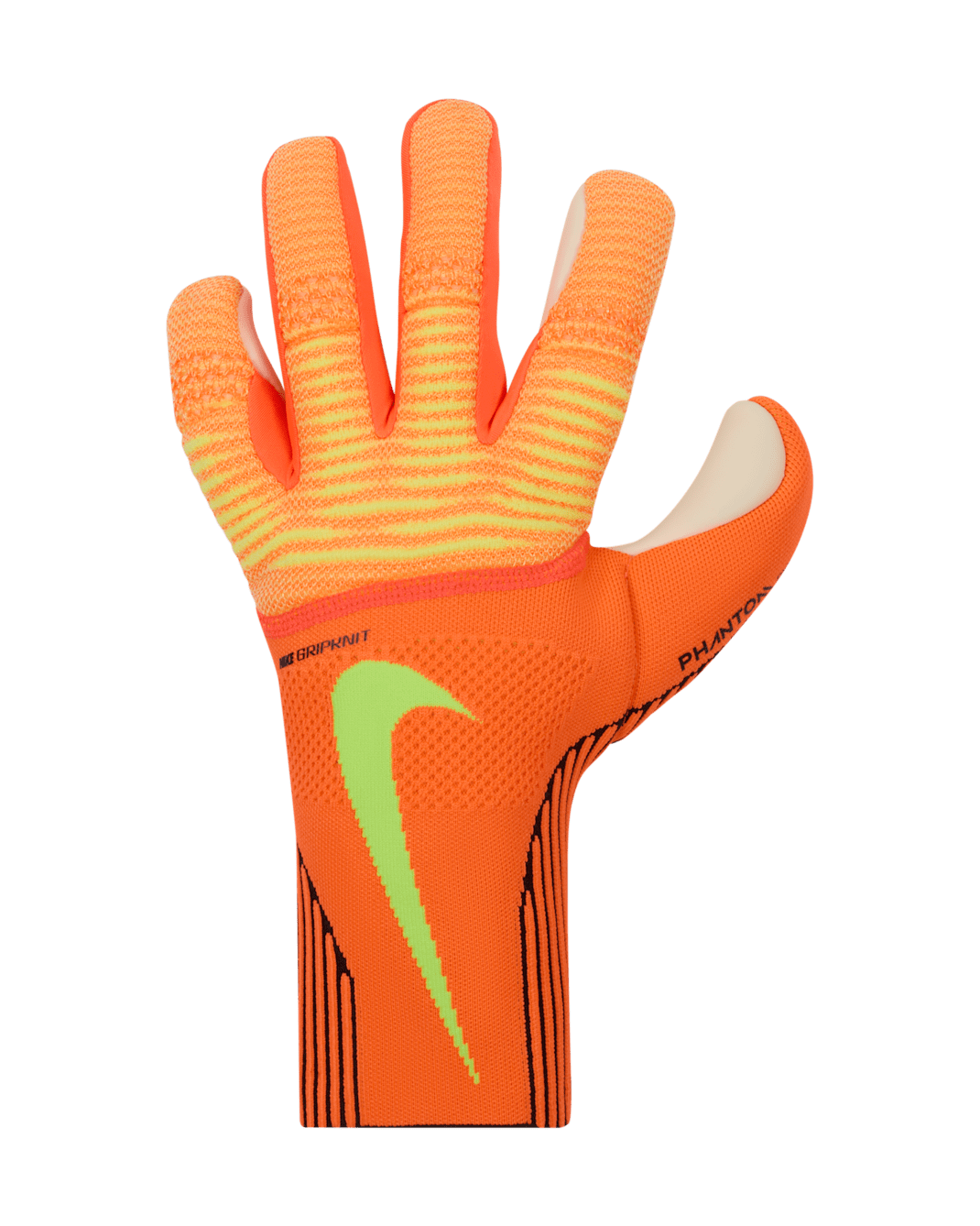 Nike Phantom Dynamic Fit Football Goalkeeper Gloves - Hyper Crimson/Volt