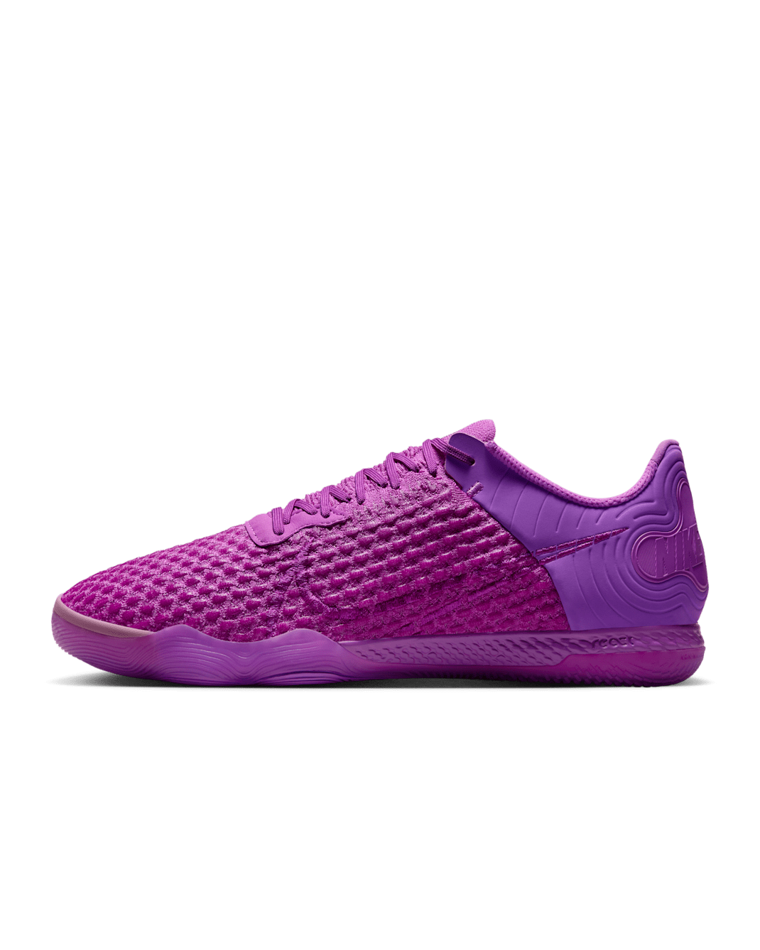 Nike React Gato Indoor Court Low-Top Football Shoes - Fuchsia Dream/Lilac Bloom