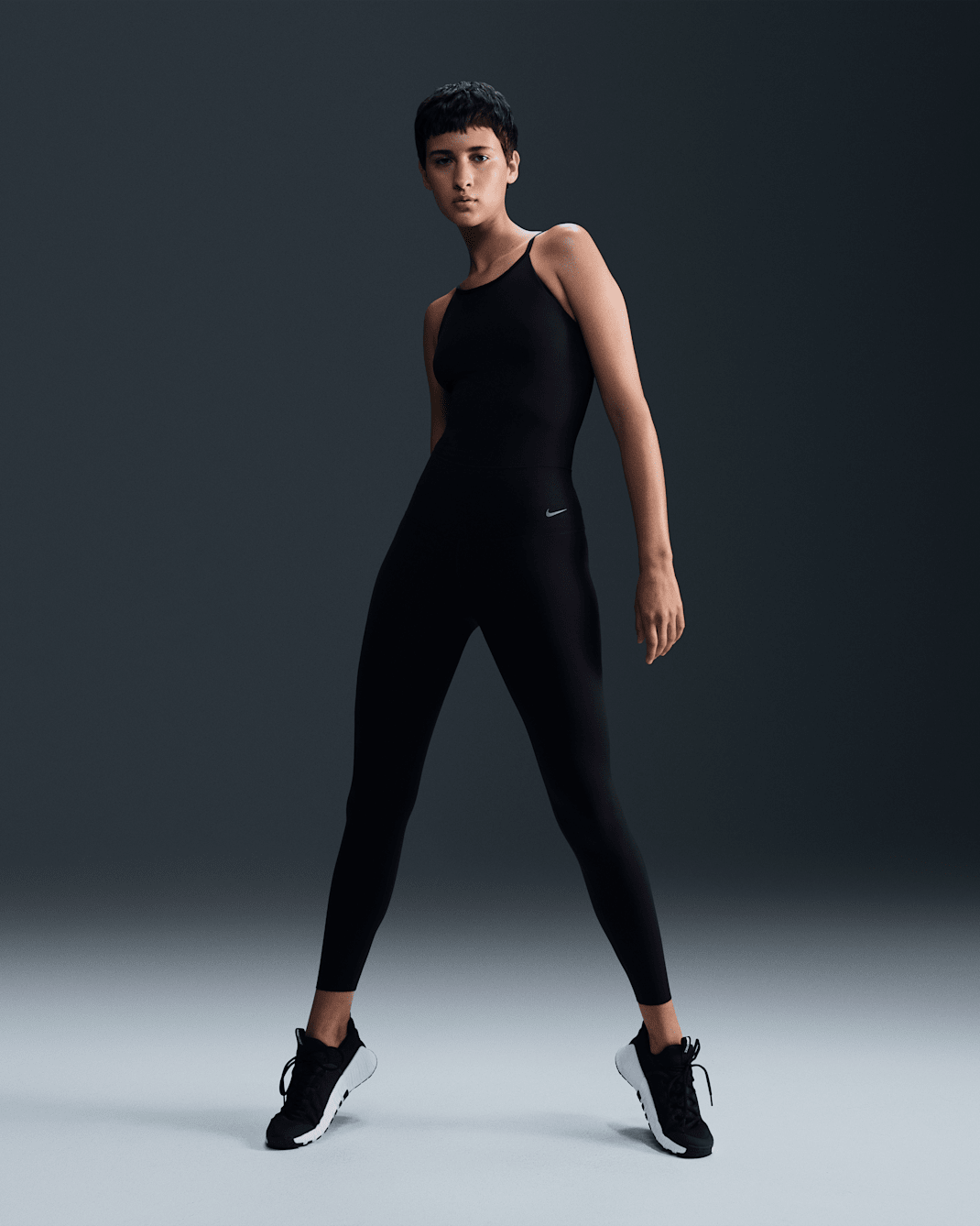 Nike Zenvy Women's High-Waisted 7/8 Leggings - Black/Black
