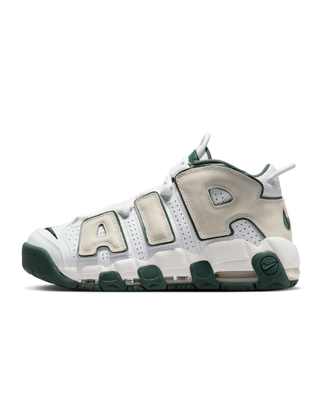Nike Air More Uptempo '96 Men's Shoes - White/Vintage Green/Summit White/Sea Glass