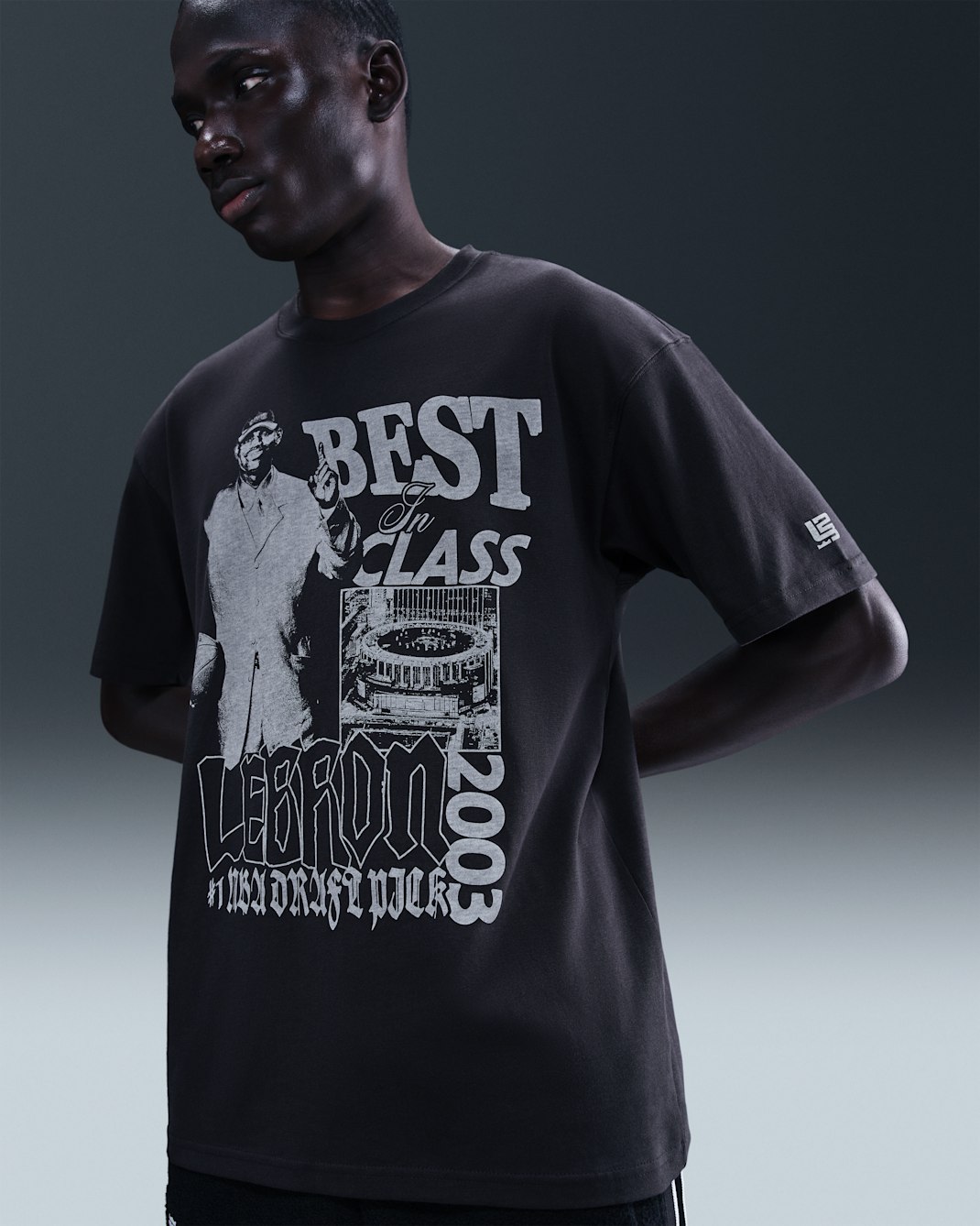 LeBron "Best In Class" Basketball-T-Shirt (Herren) - Off Noir