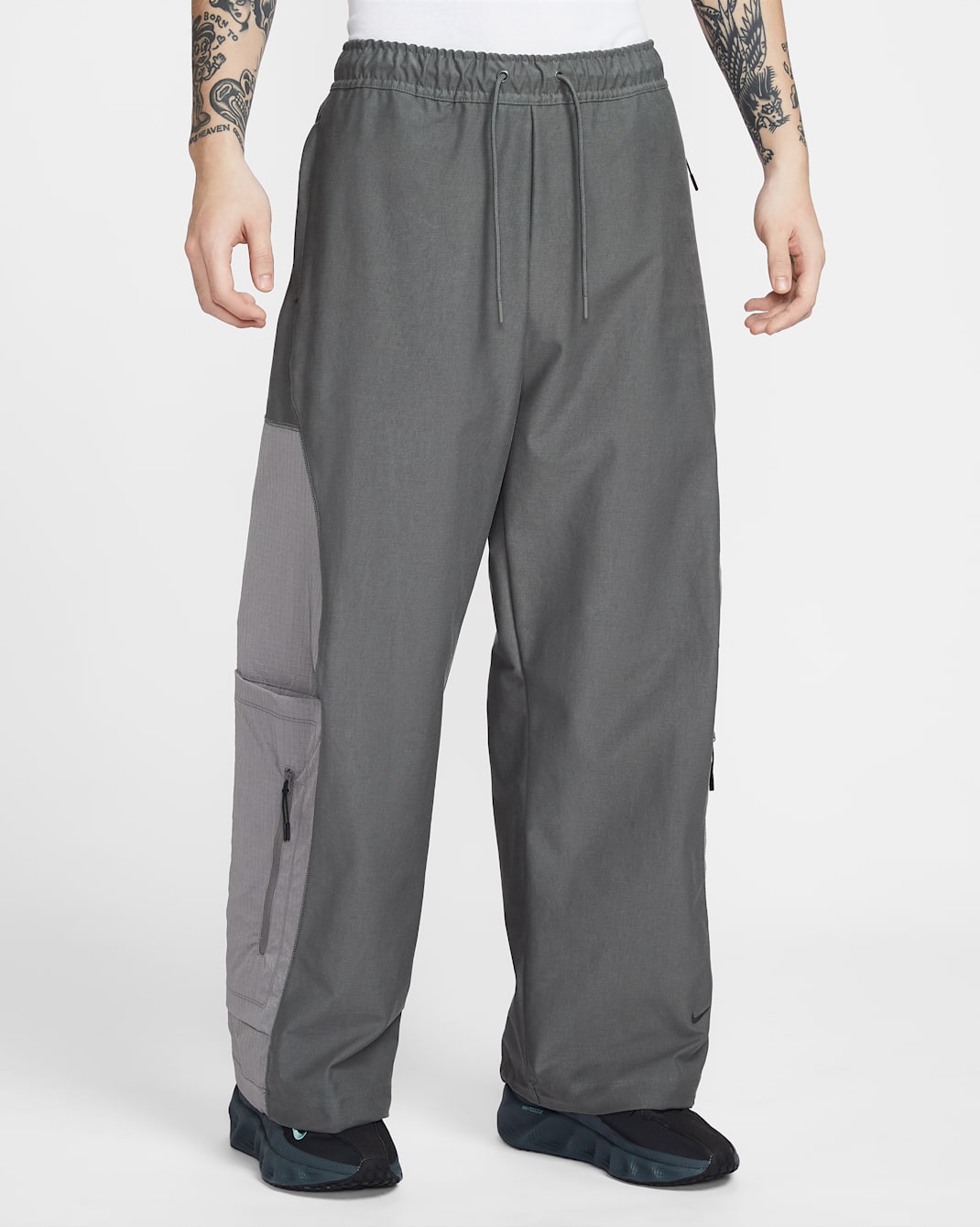 Nike Sportswear Tech Men's Dri-FIT Shori Knit Utility Pants - Iron Grey/Pencil Point/Black