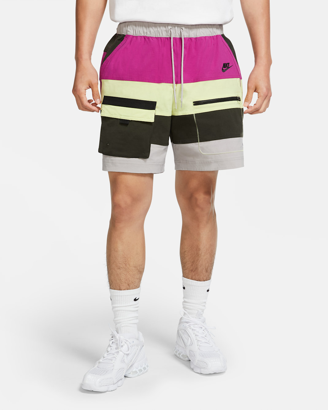 Shorts de tejido Woven para hombre Nike Sportswear - Gris universitario