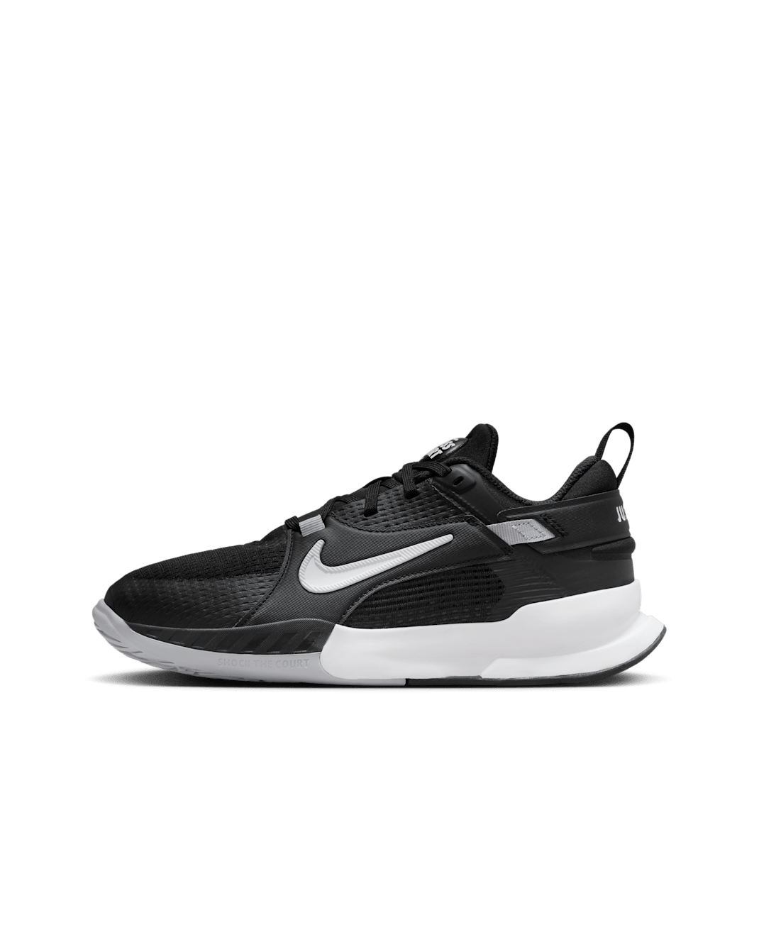 Nike Crosscourt Younger/Older Kids' Shoes - Black/Wolf Grey/White