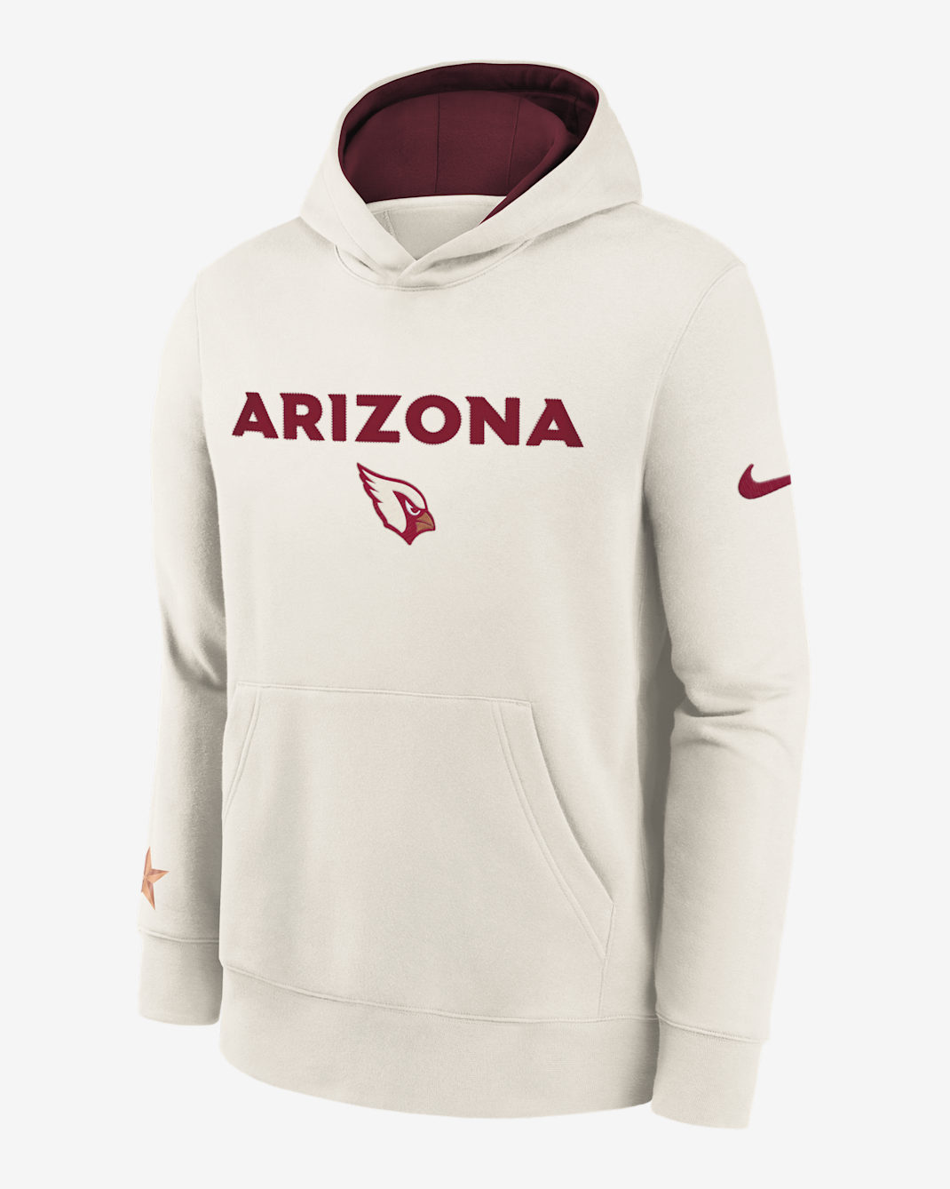 Arizona Cardinals Rivalry Club Big Kids' Nike NFL Pullover Hoodie - Natural