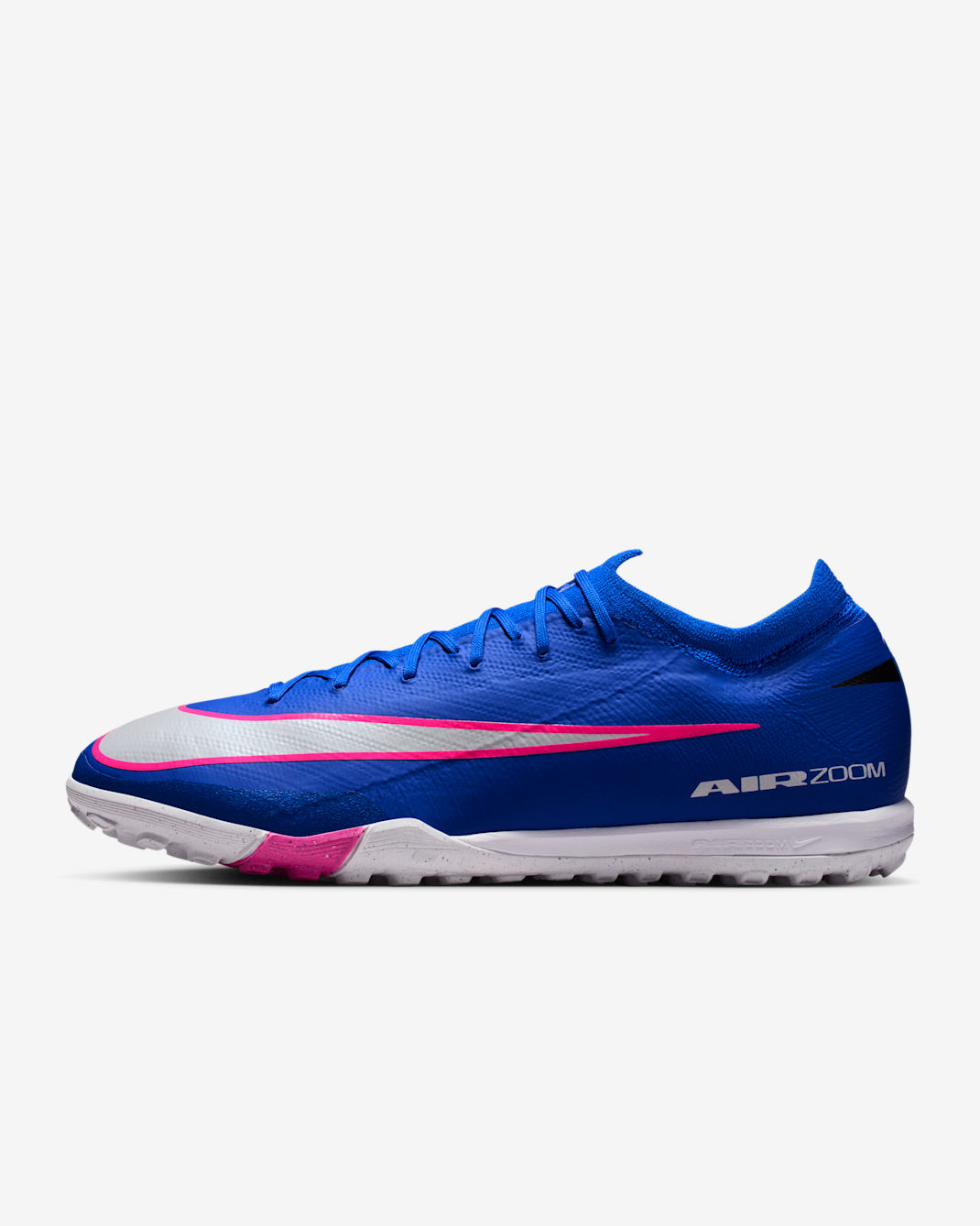 Tacos de fútbol para pasto sintético (turf) de corte low Nike Mercurial Vapor 16 Pro - Azul carrera/Blanco