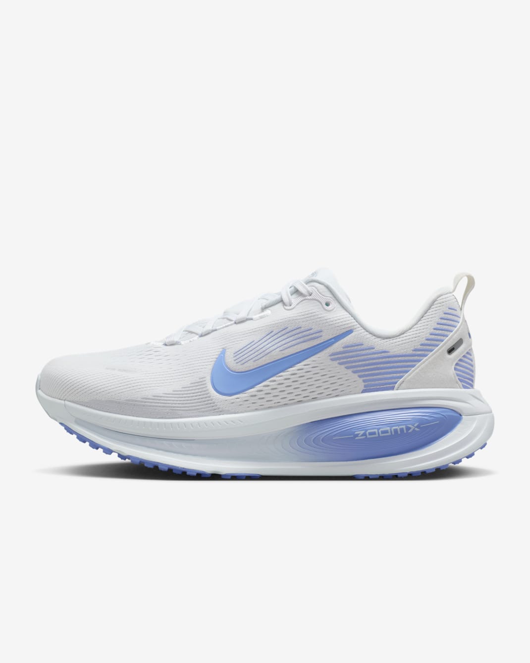 Nike Vomero 18 Women's Road Running Shoes (Extra Wide) - White/Football Grey/Royal Pulse