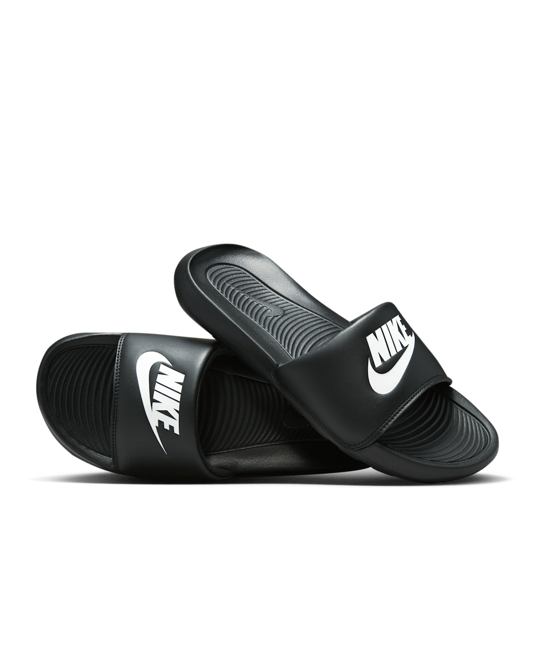 Nike Victori One Kadın Terliği - Siyah/Siyah/Beyaz