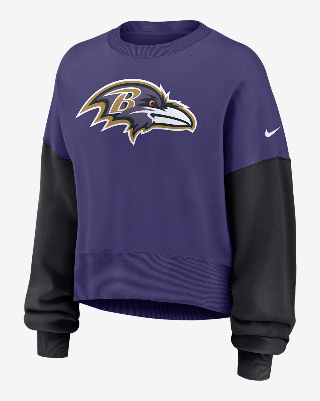 Baltimore Ravens Women's Nike NFL Pullover Crew - Purple