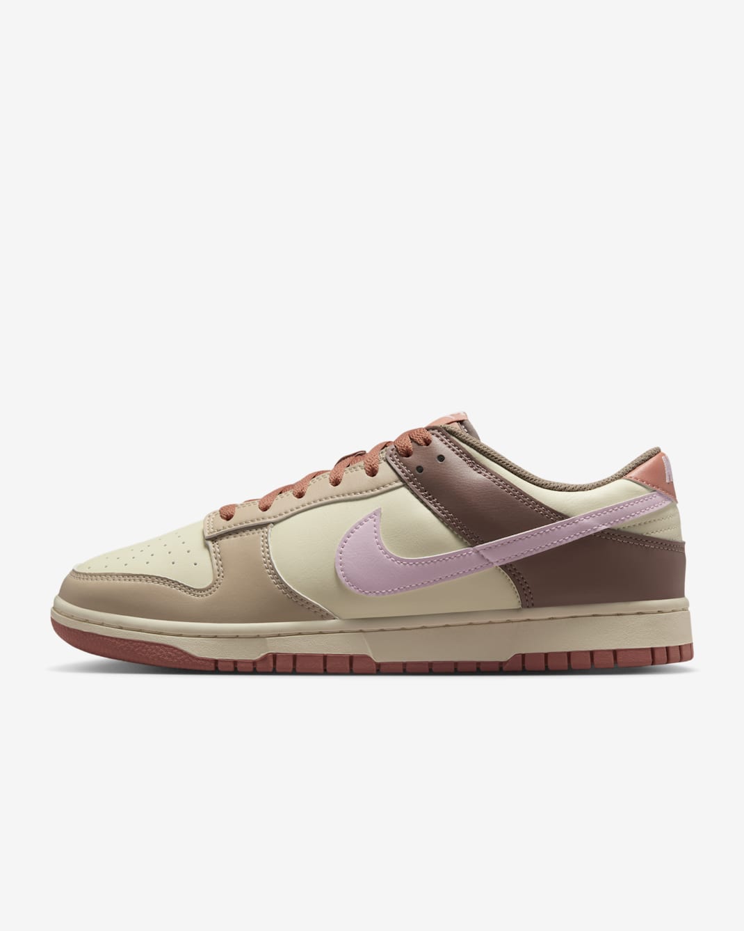 Tenis para hombre Nike Dunk Low Retro - Caqui desierto/Leche de coco/Marrón visón/Espuma rosa