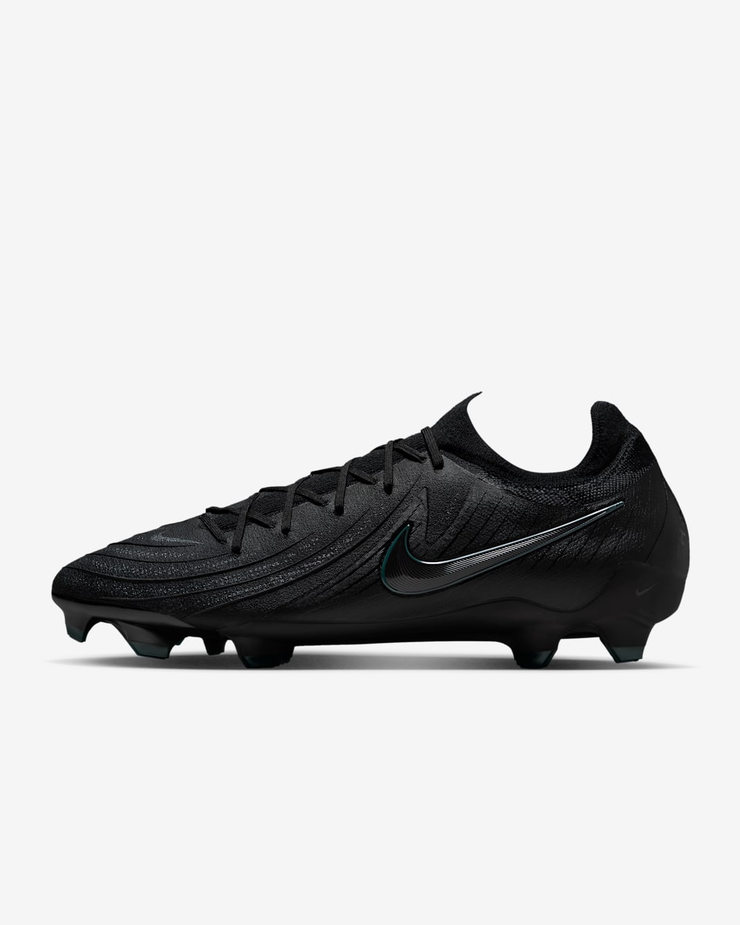 Nike Phantom GX 2 Pro Firm-Ground Low-Top Football Boot - Black/Deep Jungle/Black