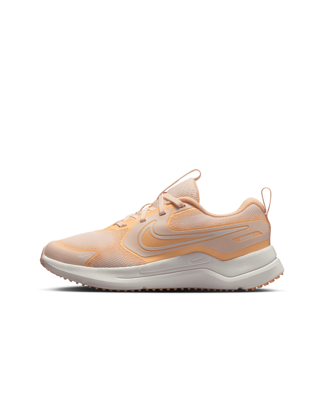 รองเท้าวิ่งโร้ดรันนิ่งเด็กโต Nike Cosmic Runner - Guava Ice/Orange Chalk/Summit White
