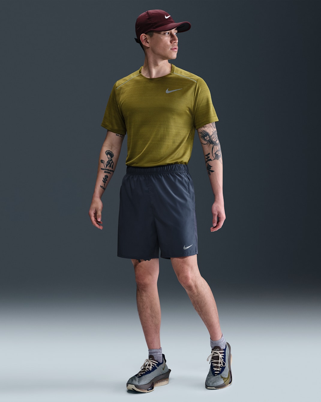 Nike Dri-FIT Challenger Men's 7" Brief-Lined Versatile Shorts - Thunder Blue/Thunder Blue/Thunder Blue