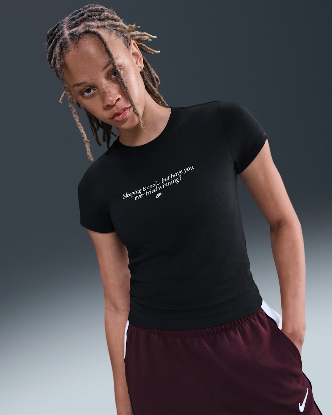 Nike Sportswear Chill Knit Women's Slim T-Shirt - Black