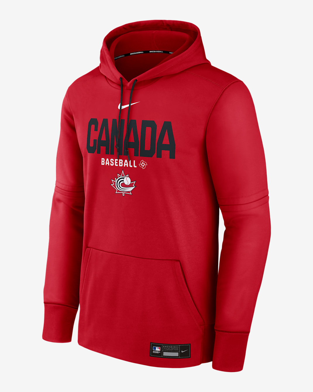 Canada National Baseball Team 2026 World Baseball Classic Authentic Collection Men's Nike Therma Pullover Hoodie - Red