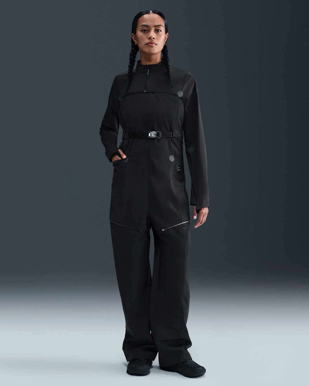 Nike ISPA Women's Adaptable Flight Suit - Black/Black/Black