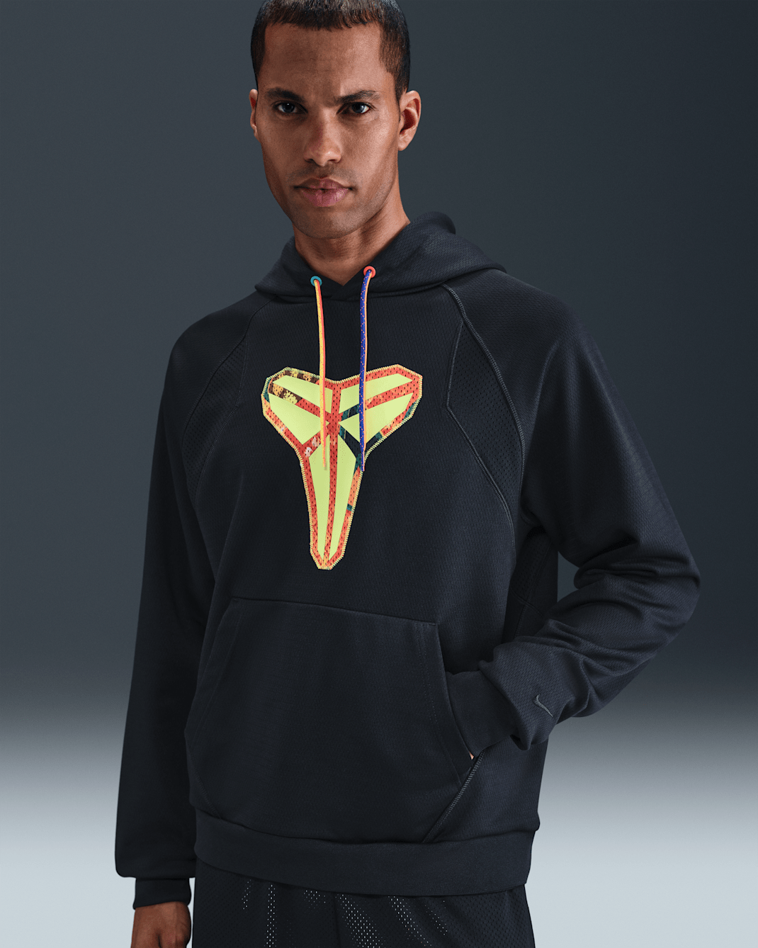 Kobe Therma-FIT Pullover Hoodie - Black/Volt