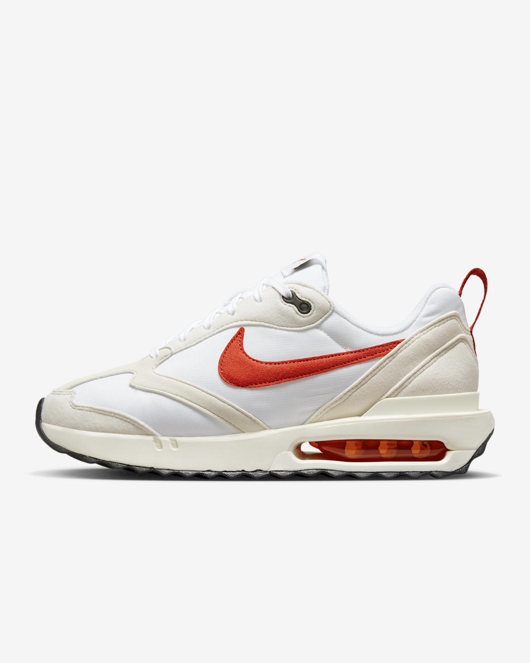 Calzado para mujer Nike Air Max Dawn - Blanco/Marrón verdoso claro/Negro/Naranja mantra
