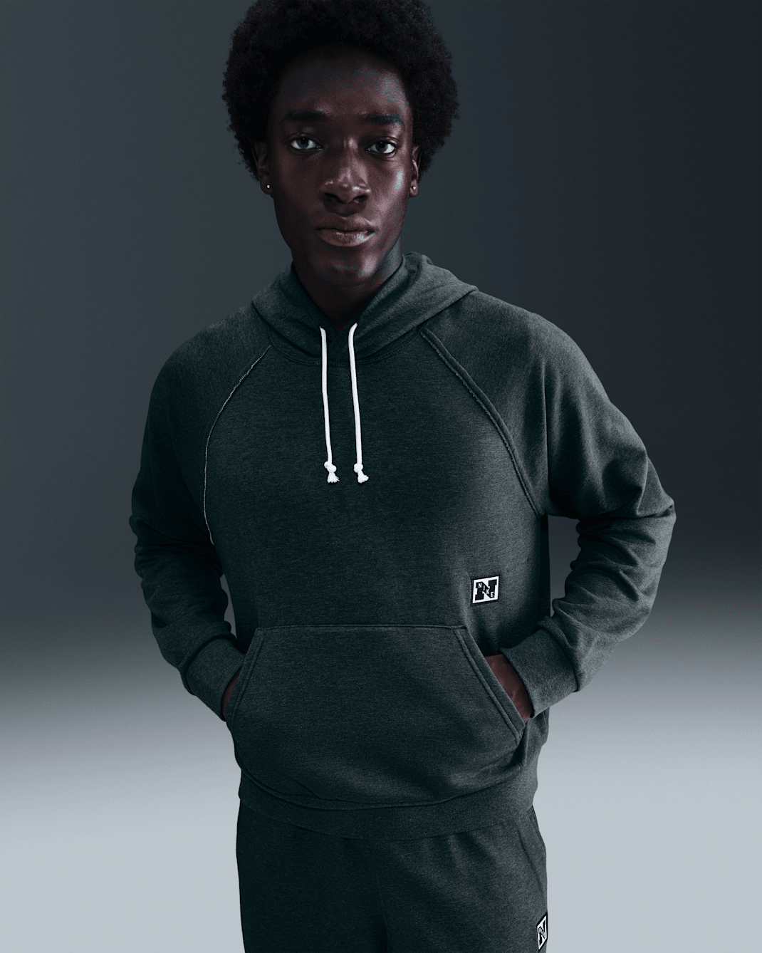 Nike Gym Heritage Dri-FIT-Fleece-Trainingsoberteil (Herren) - Seaweed/Heather/Pale Ivory/Seaweed