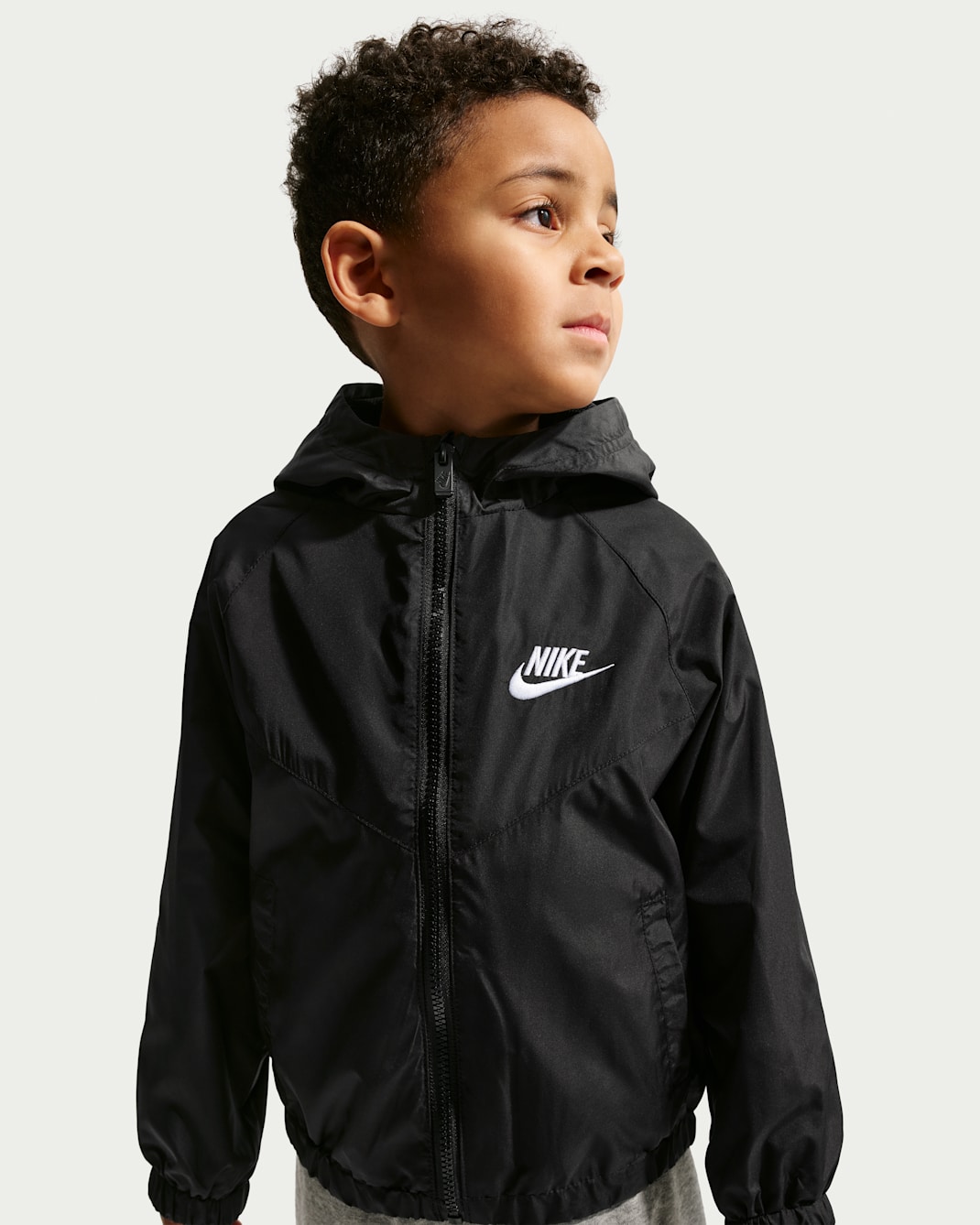 Nike Little Kids' New Chevron Windrunner - Black
