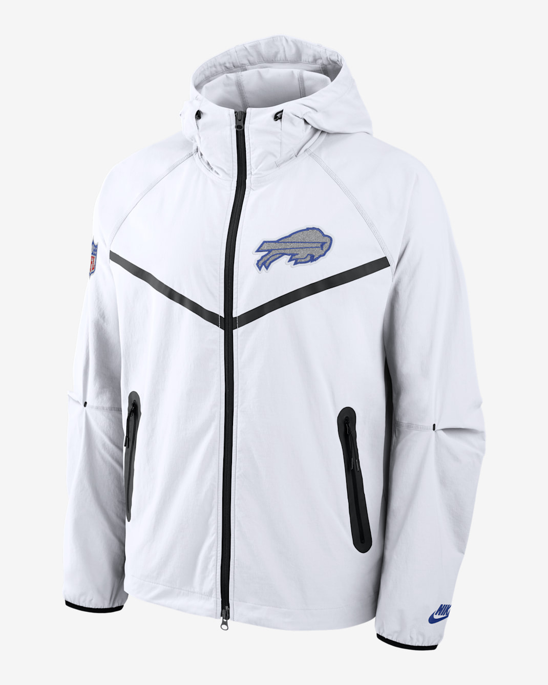 Buffalo Bills Rivalries Collection Tech Men's Nike NFL Full-Zip Jacket - White