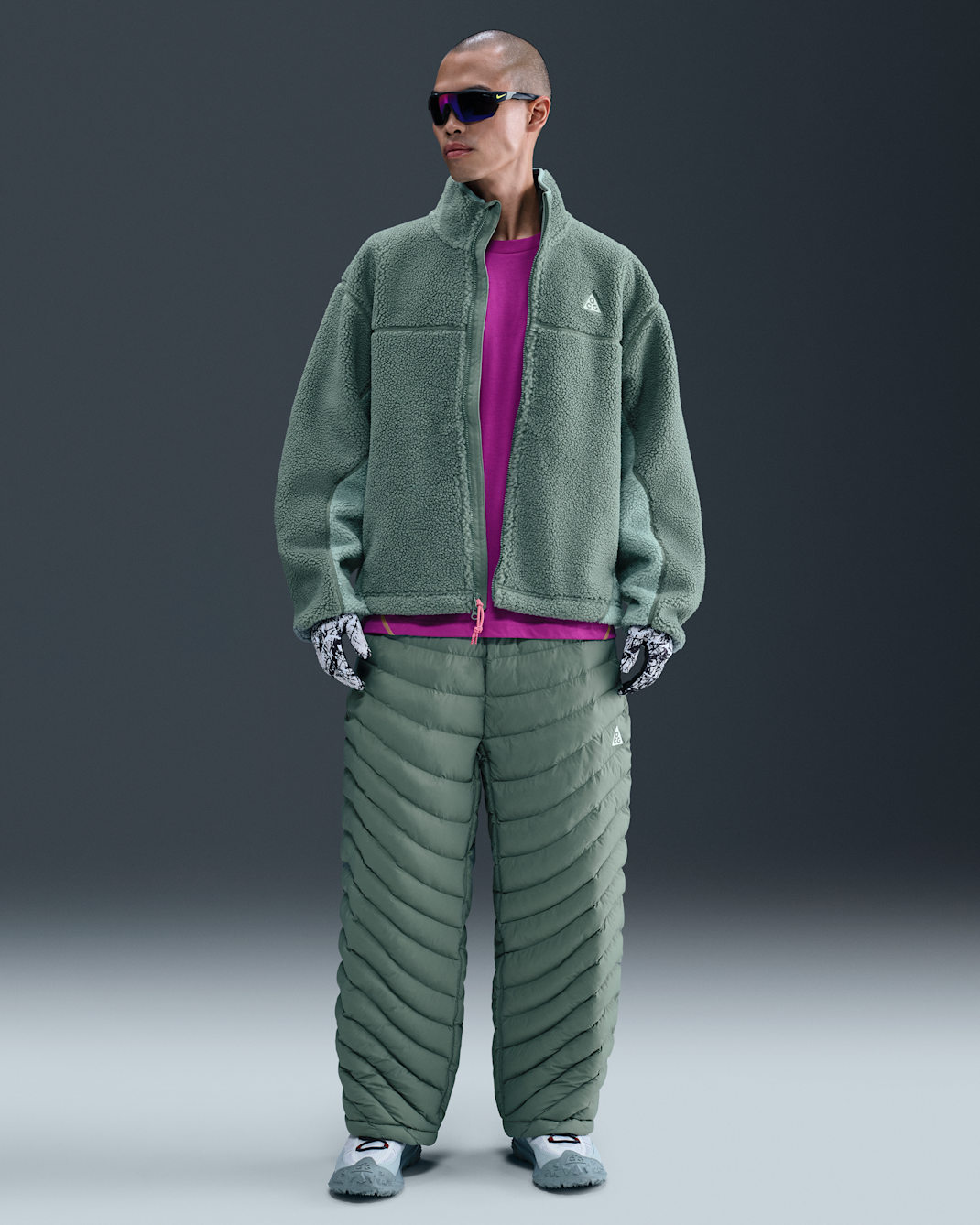 Nike ACG "Lava Flow" Therma-FIT ADV Pants - Clay Green/Mint Foam/Summit White
