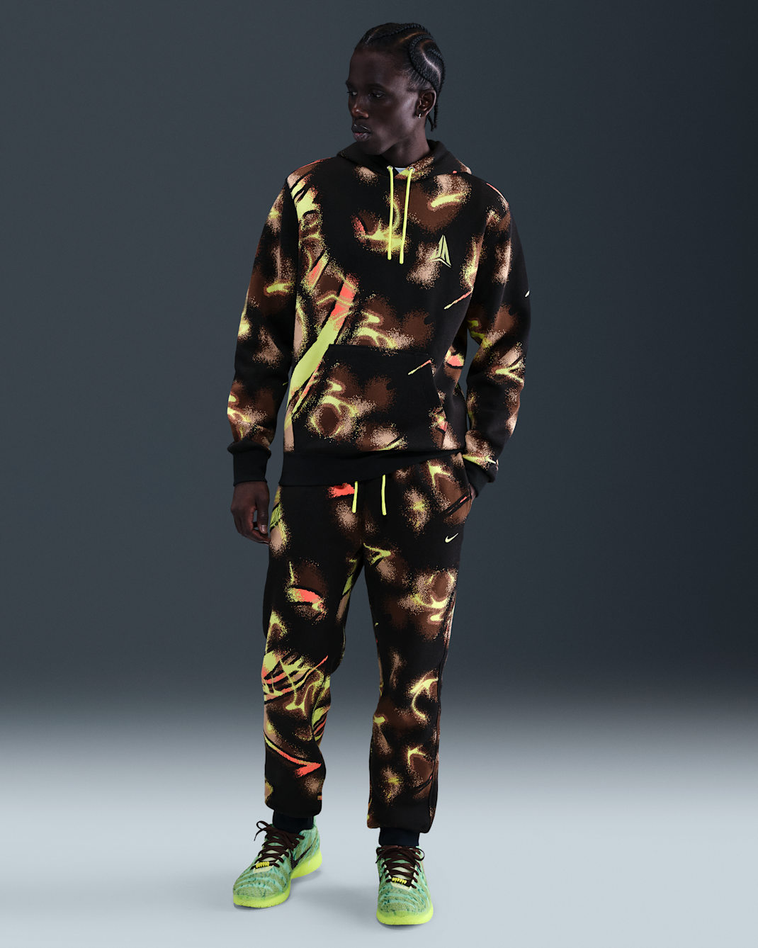 Ja Men's Club Fleece Basketball Joggers - Light Lemon Twist